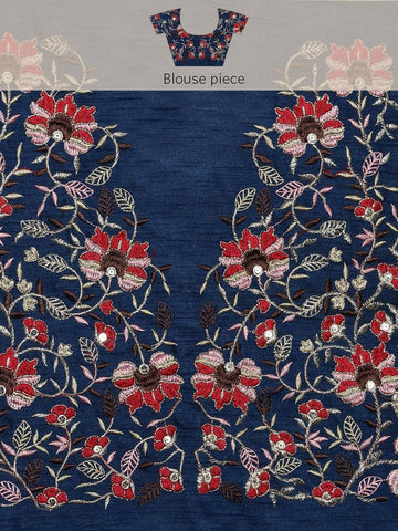 Ethnic Motifs Zari Woven Design Banarasi Saree